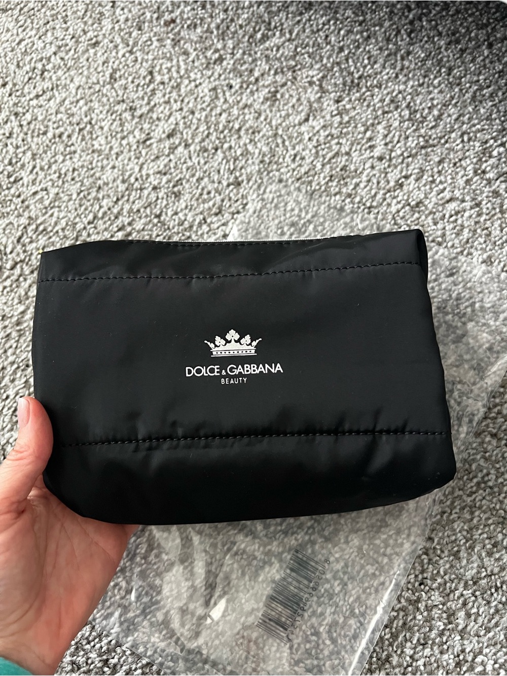 Dolce & Gabbana Black Men's Toiletry Pouch